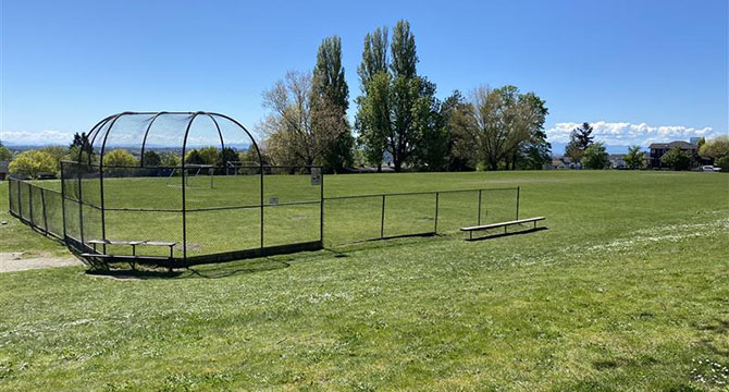 Existing field at Moberly Park