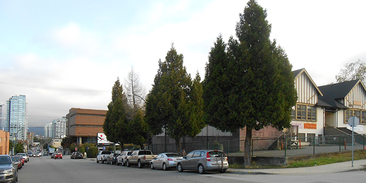 Quebec Street in Mount Pleasant's industrial area