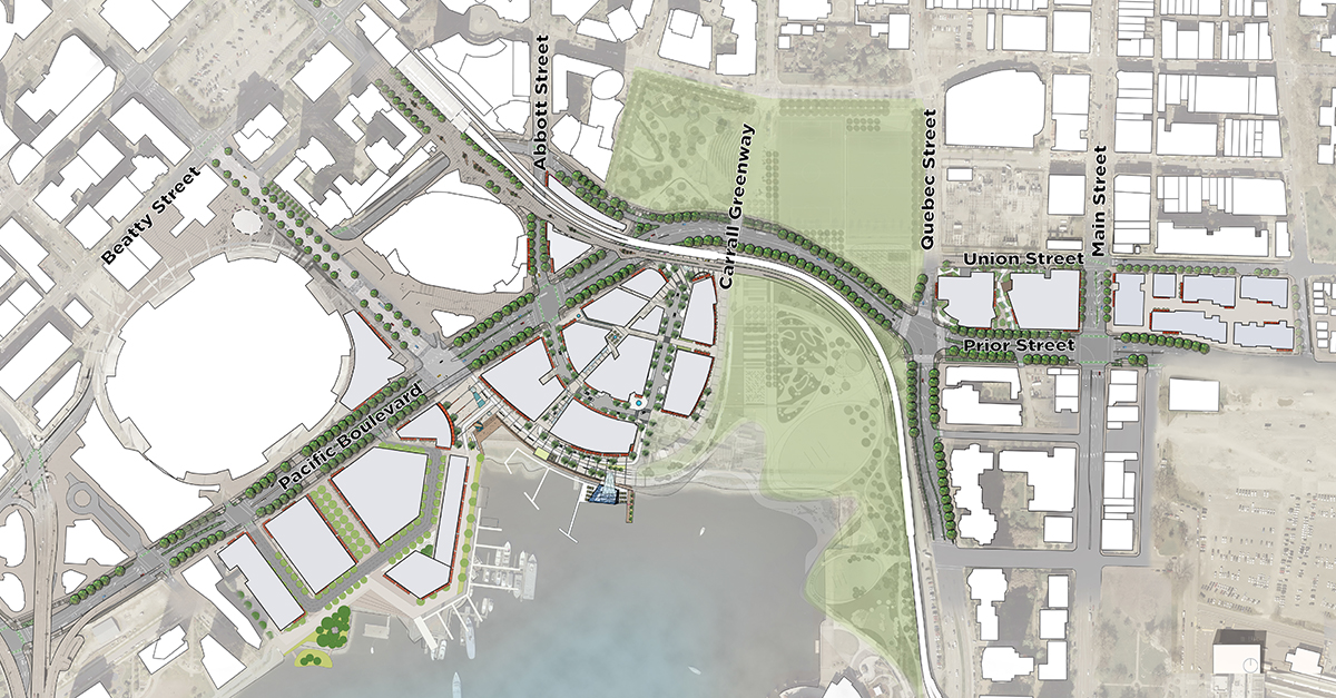 Streets and connectivity in the Northeast False Creek Plan | City of ...