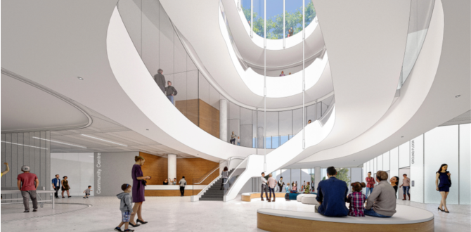 Rendering of Oakridge Community Centre