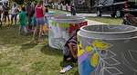 People painting on sewer lines People painting on sewer lines