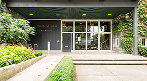 Park Board office front doors