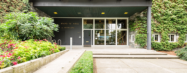 Park Board office front doors