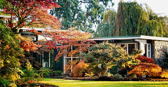 The Park Board office in the fall