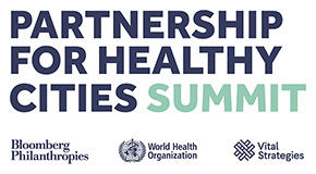 Text on image: Partnership for Healthy Cities Summit