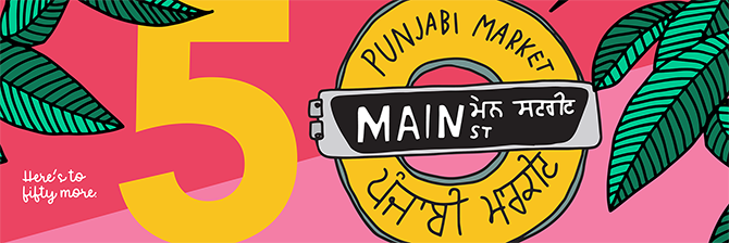 Punjabi Market 50th anniversary graphic