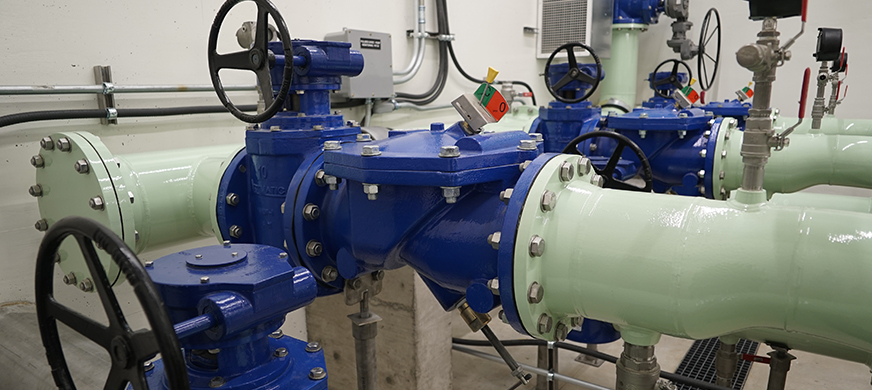 Raymur pump station piping and valves