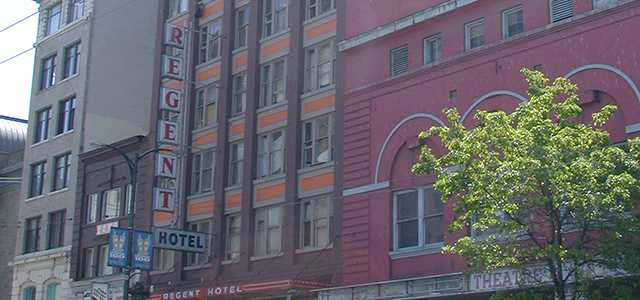 Regent Hotel at 160 Hastings St Regent Hotel at 160 Hastings St