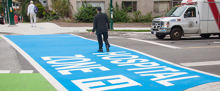 Hospital Zone crosswalk