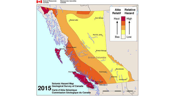 Vancouver Earthquake Risk Map Understanding Earthquakes | City Of Vancouver