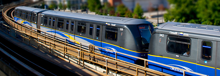 SkyTrain in Vancouver