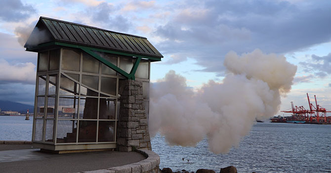 The Stanley Park Nine O'Clock Gun