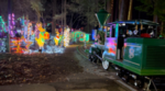 The Stanley Park Bright Nights train 