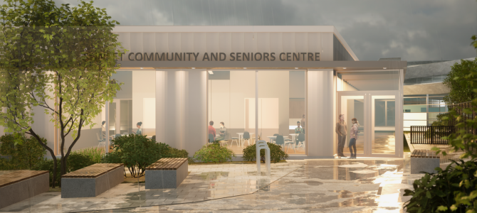 Rendering of Sunset Seniors Centre