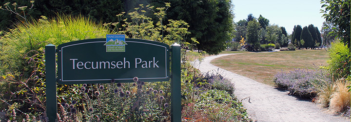 Tecumseh Park sign