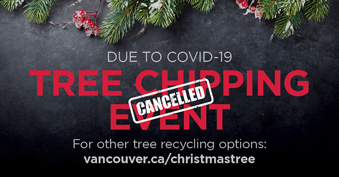 Tree chipping event cancelled