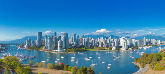 View of Downtown Vancouver from False Creek