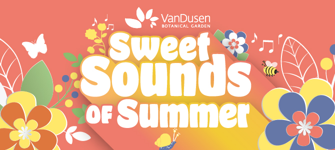 VanDusen Sweet Sounds of Summer concert series poster