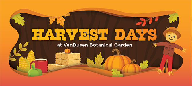 VanDusen Garden presents Harvest Days poster