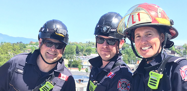 Vancouver Fire and Rescue staff 