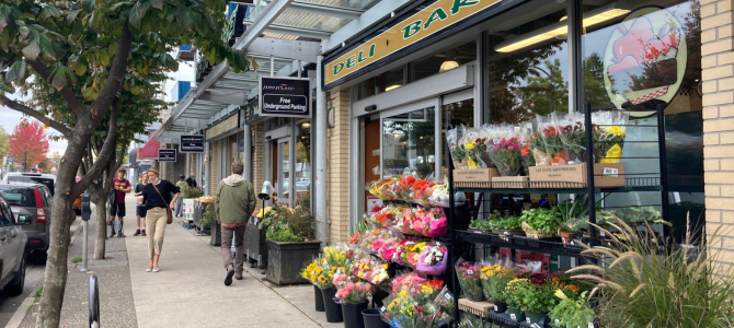 community street in Vancouver 
