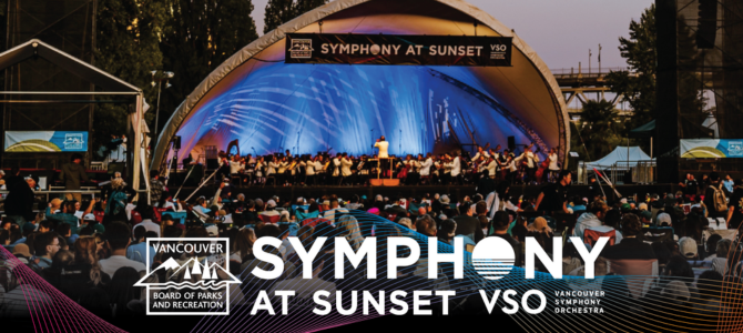 Vancouver's Symphony at Sunset stage