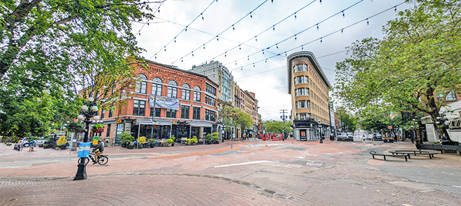 A view of Water Street in Gastown