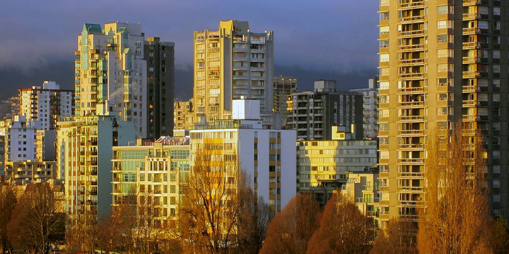 Apartments in the Vancouver's West End