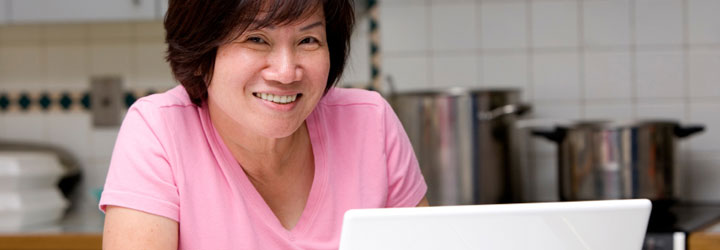 Woman on laptop Woman on laptop