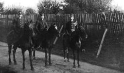 Mounted police in Stanley Park circa 1905