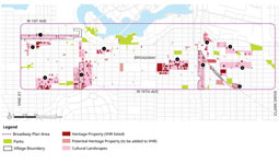 Broadway map 