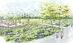 Rendering of Burrard Slopes Park