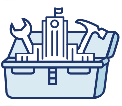 City hall in toolbox