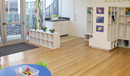 Interior of a childcare centre