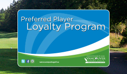 Learn about the Vancouver Parks Golf loyalty program