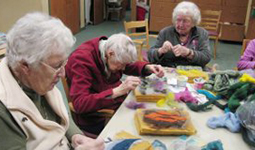 The Arts and Health Project is a workshop series where seniors work with community artists.