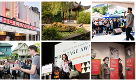 Hollywood Theatre, Sun Yat-Sen Garden, Punjabi Market revitalisation, Jewish Historic Walking Tours, Fred Lee, Chinatown Storytelling Centre 