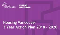 Housing Vancouver 3-year Action Plan 2018-2020