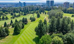 Langara golf course greens