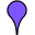 Purple pin