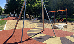 The playground at Riley Park