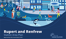 Cover page of the Rupert and Renfrew Station area plan