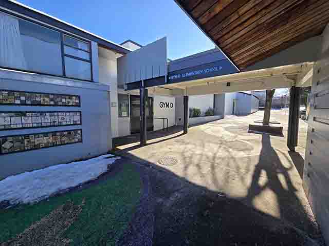 Accessible entrance to voting location at Britannia Community Services Centre