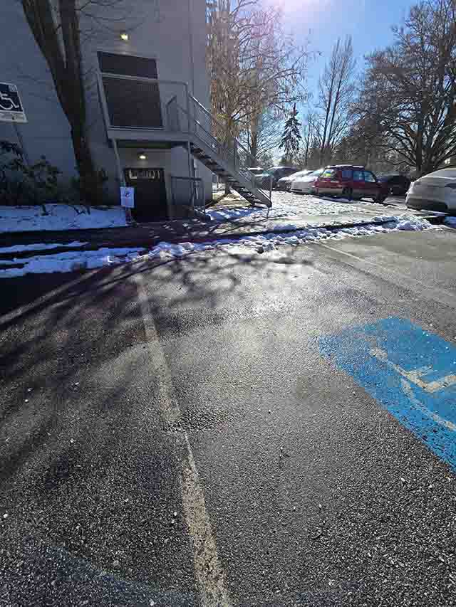 Curbside voting location at Dunbar Community Centre