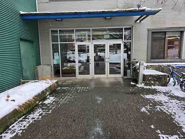 Accessible entrance to voting location at Marpole-Oakridge Community Centre