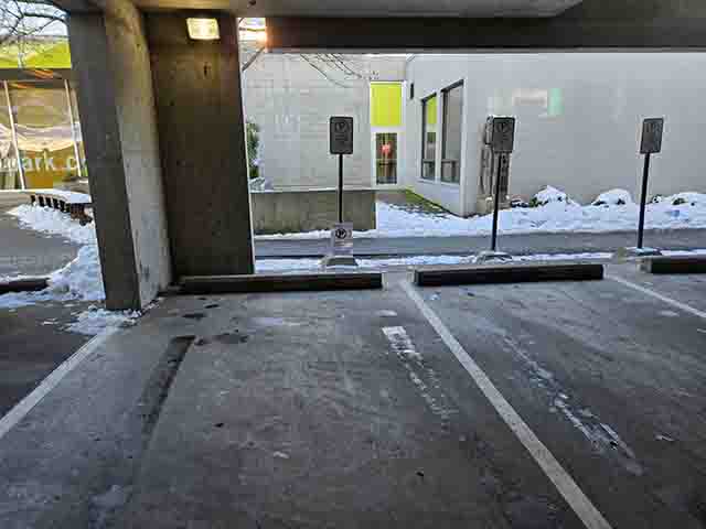 Curbside voting location at Renfrew Park Community Centre