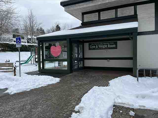 Accessible entrance to voting location at West Point Grey Community Centre