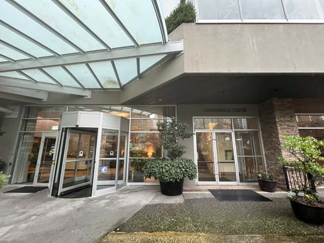 Accessible entrance to voting place at Best Western Premier Chateau Granville Hotel & Suites