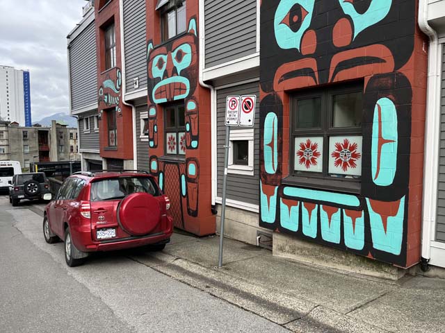 Curbside voting area at Gordon Neighbourhood House