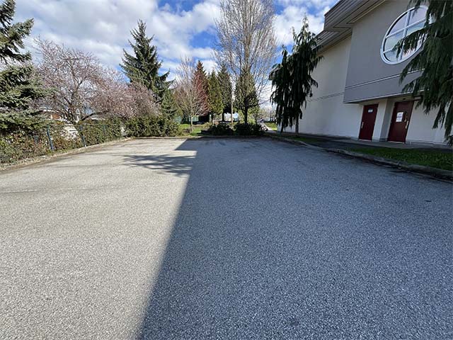 Curbside voting area at Renfrew Community Elementary School
